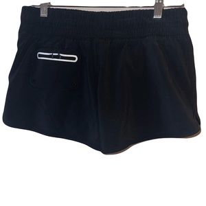 Lands' End Women's Black Swim Workout or Running Shorts Size 6 NWOT